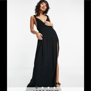 ASOS black beach dress